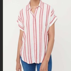 NWT LOFT Striped Dolman Shirt XXS